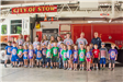 Firefighter with Children