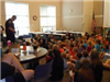Officer Speaking in Front of Children