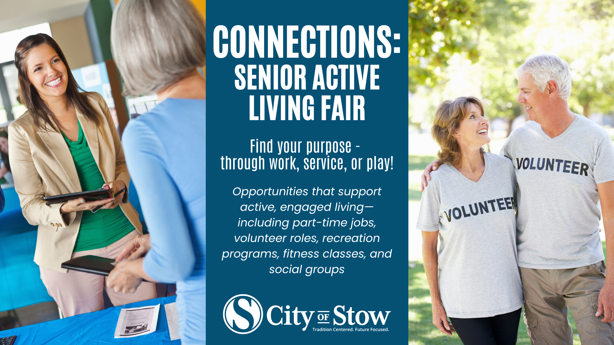 Connections Senior Job and Volunteer Fair banner