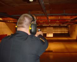 Police Training with Firearm