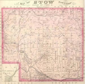 From Combination Atlas Map of Summit County, Ohio, by Tackabury, Mead and Moffett, 1874