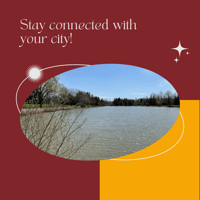 Stay connected with your city!