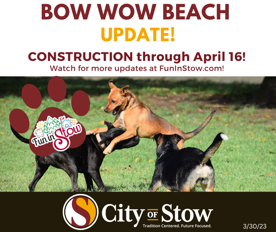 Bow Wow Beach Update