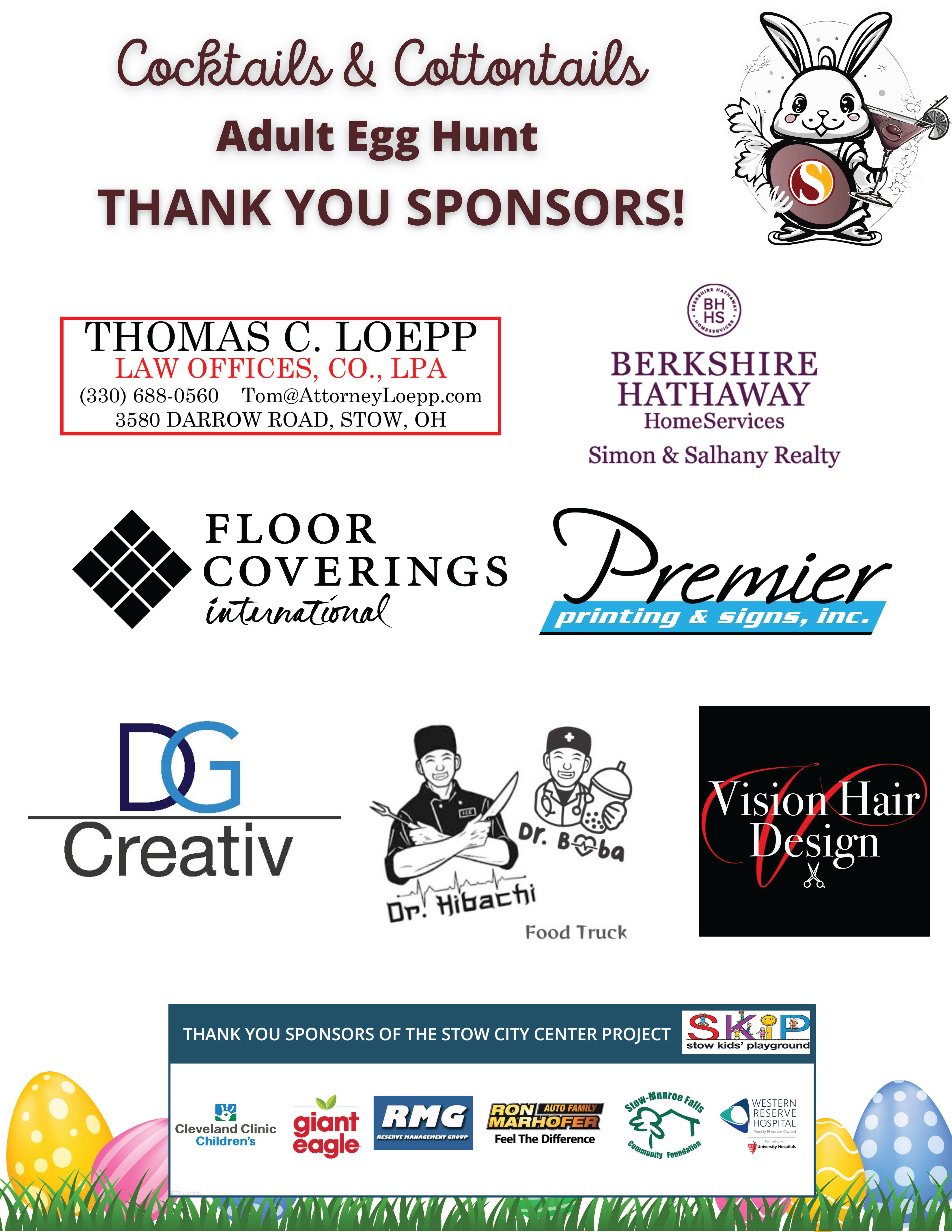 Thank you Sponsors 
