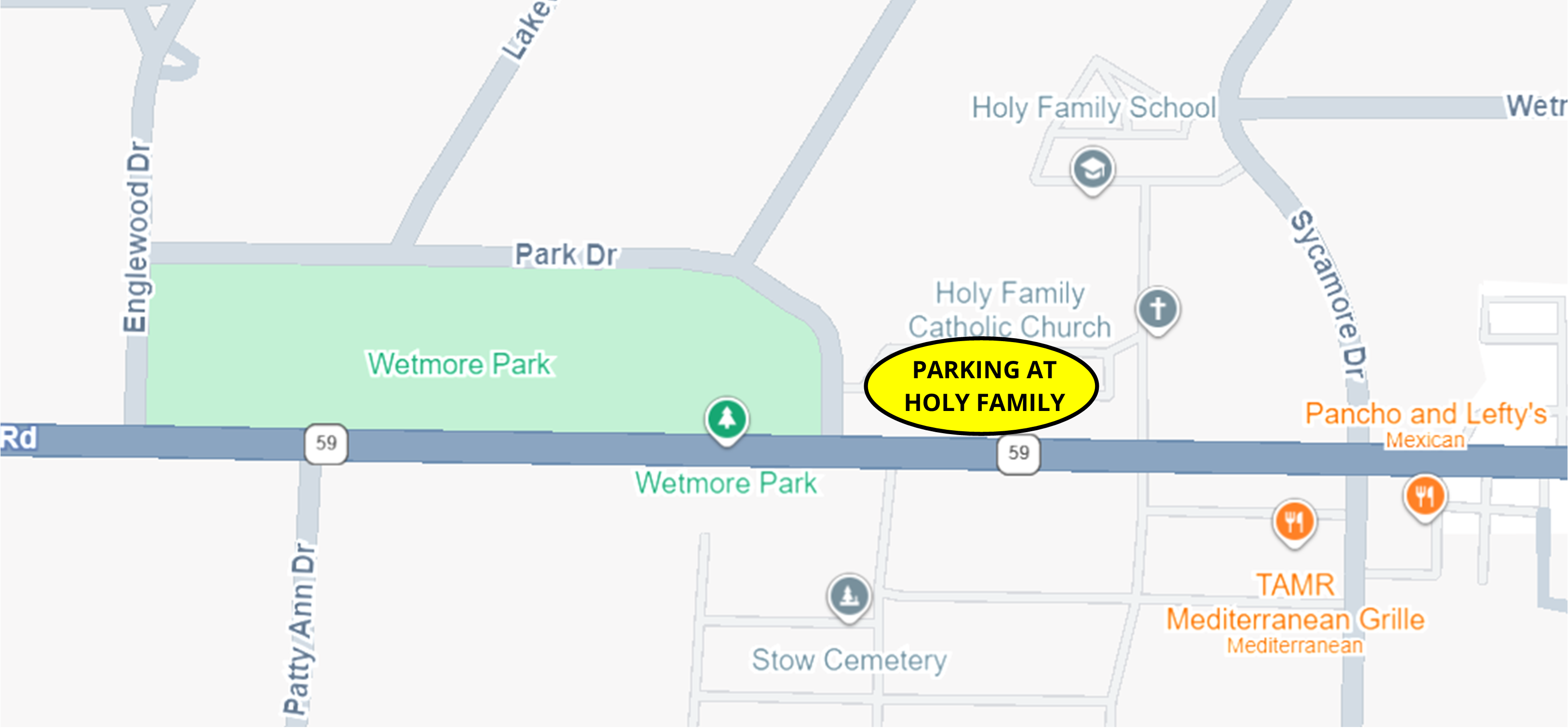 Wetmore Parking Map