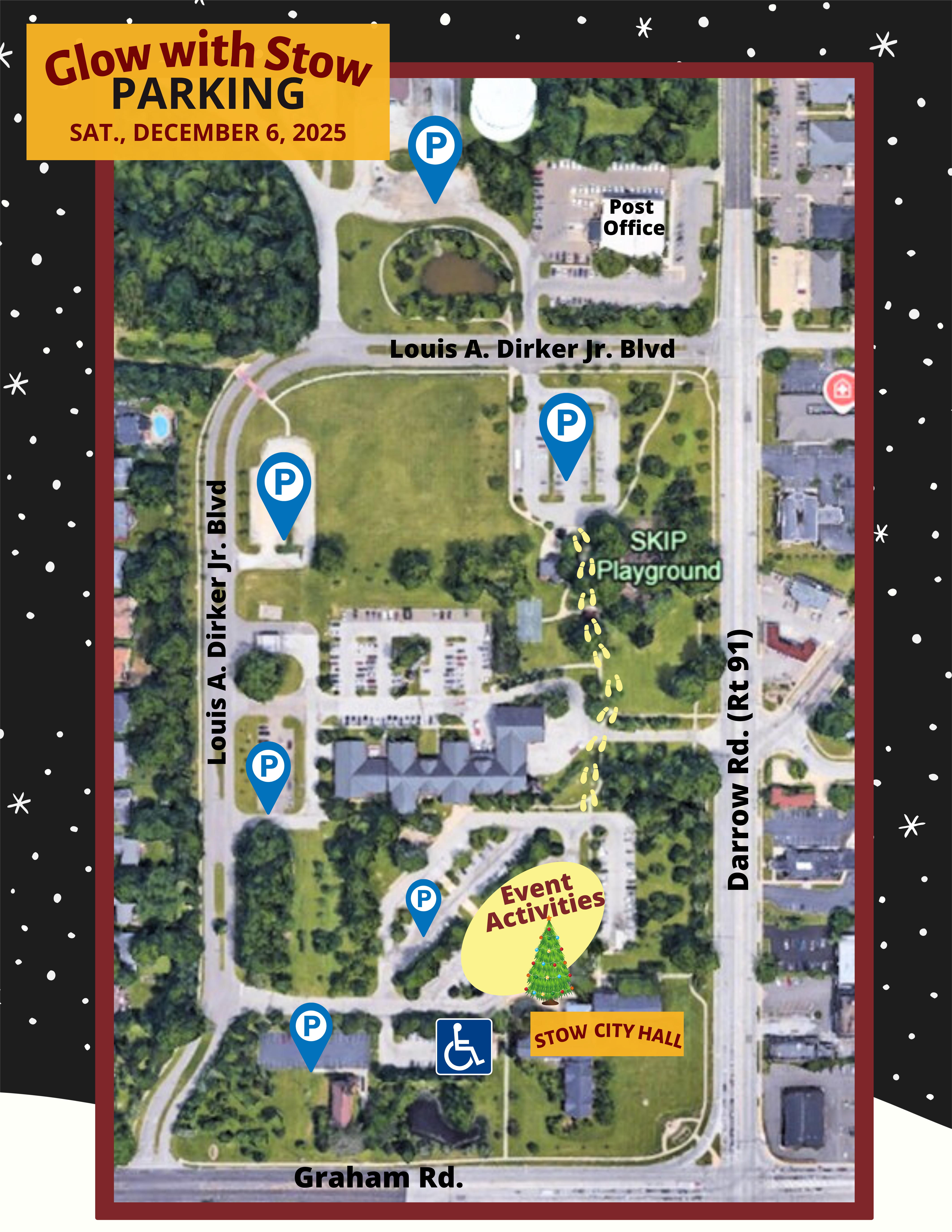 Parking Map - Glow with Stow