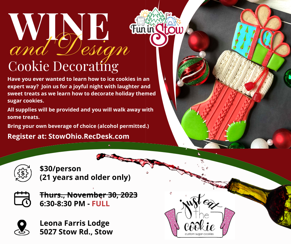 Wine and Design FB - 11.30.23 Cookies
