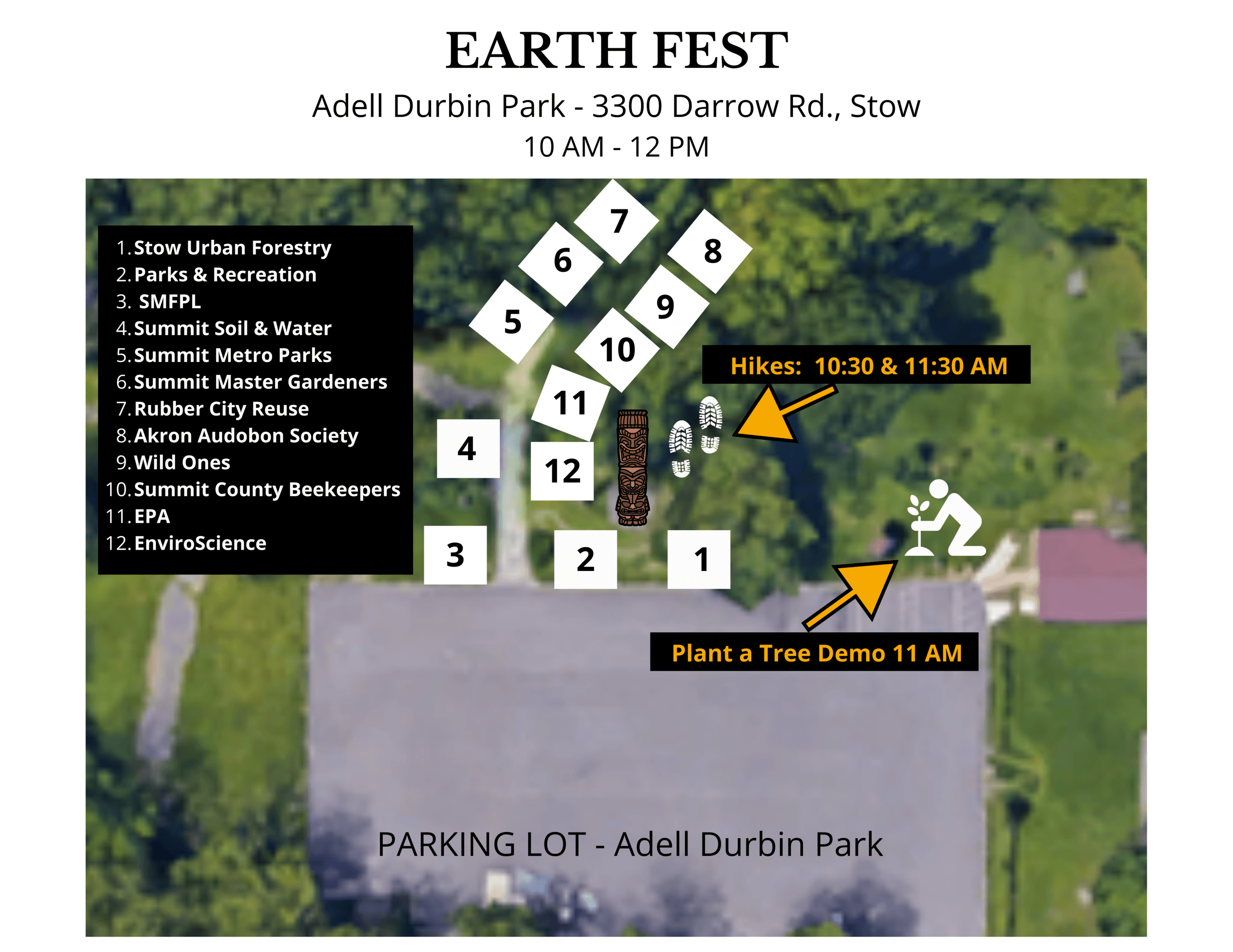 Earth Fest - staging area
